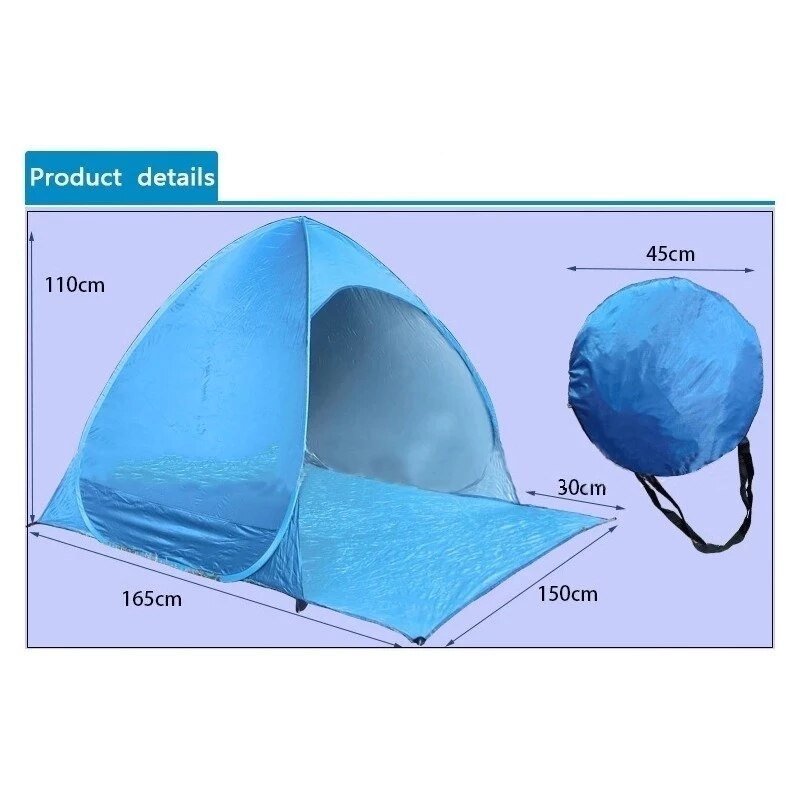 Ultralight Outdoor UV Proof Pop-Up Tent.